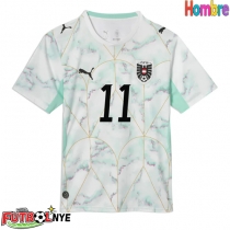 Camiseta Austria Michael Gregoritsch #11 Visitante Equipación Mundial 2026 manga corta